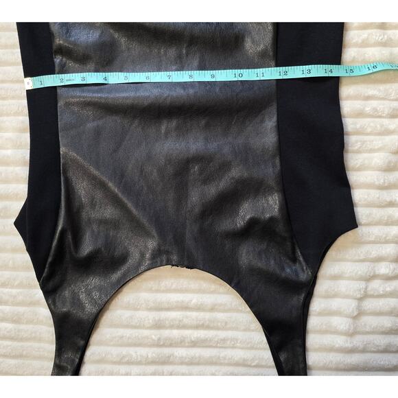 Free People Faux Leather Bodycon Mini Dress - Picture 9 of 10